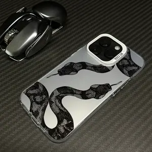Case for iPhone 17 16  15 14 13 12 11 snake Style Anti-Scratch Military-Grade Drop Protection slim Cover