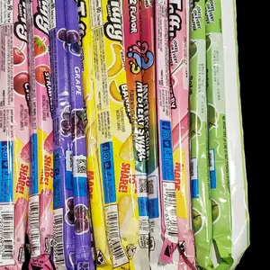 Laffy Taffy Rope - Mixed Flavors ( 12 Ropes) Snack Candy Grape Sour Bursts Corn