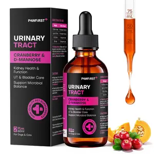 PawFirst Natural UTI Treatment for Cats & Dogs – Cranberry & D-Mannose Urinary Health Supplement, Infection Relief, Bladder & Kidney Support, Incontinence Control, Stone Prevention & Urine Odor Reduction
