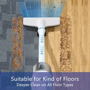 Versatile Cordless Vacuum Cleaner - 3-in-1 Use: Stick, Handheld, Detail Tool for Cars, Carpets, and Hard Floors