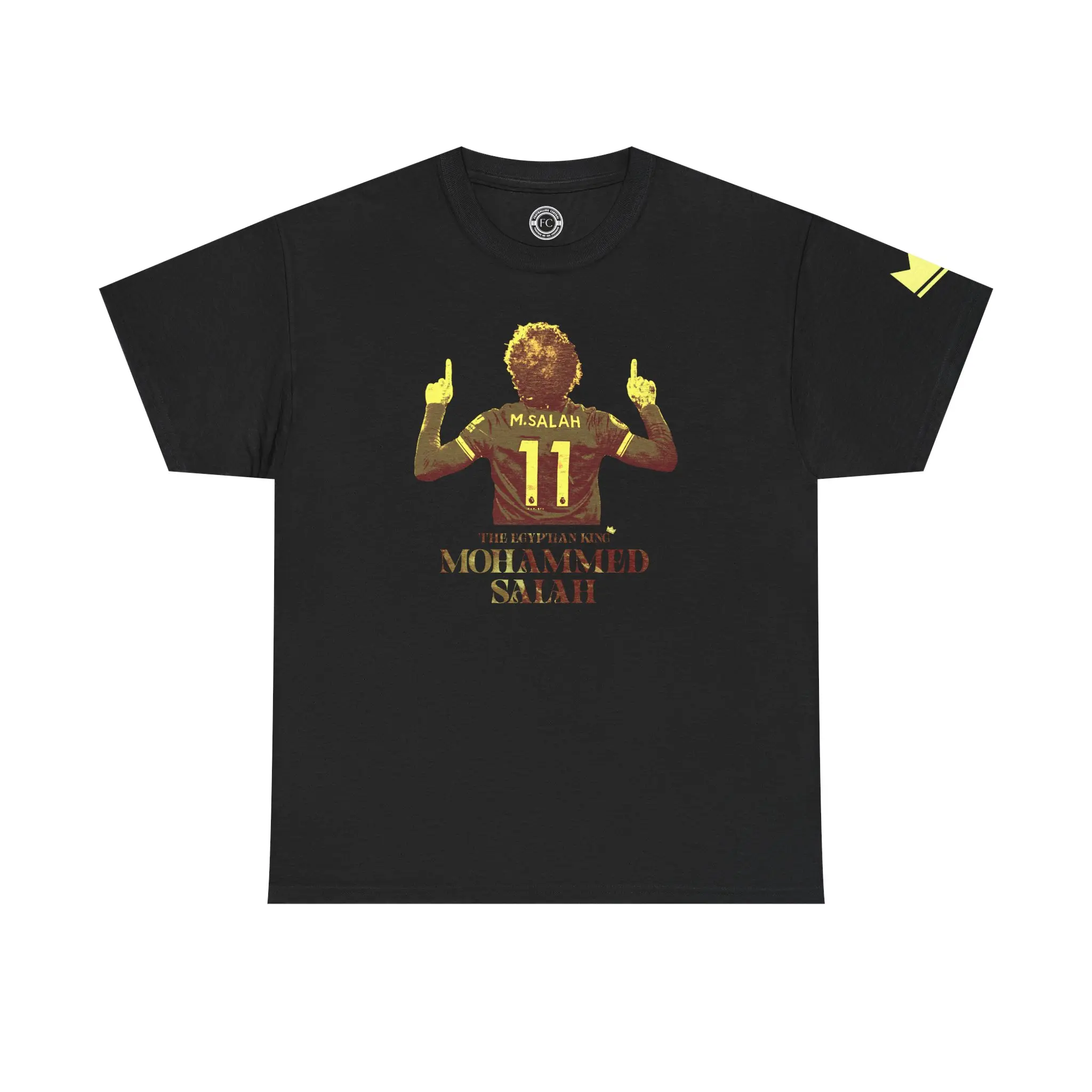 Mohamed Salah - The Egyptian King - Liverpool - Front Print T-Shirt