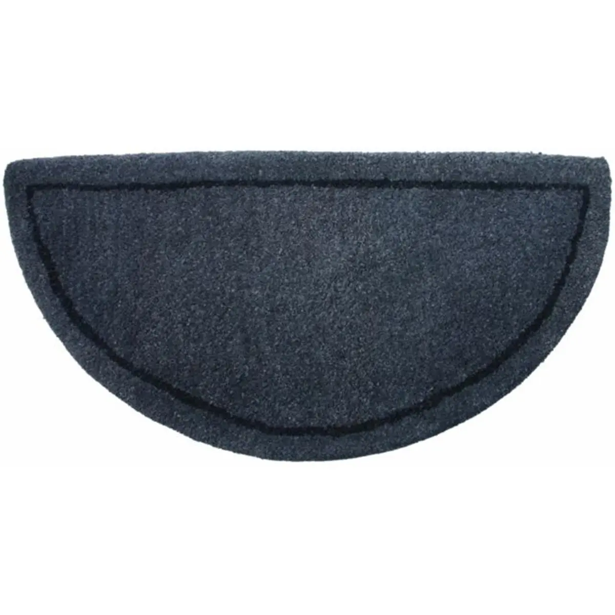 Wool Tufted Hearth Rug, Grey Household Textile Carpet for Fireplace Areas