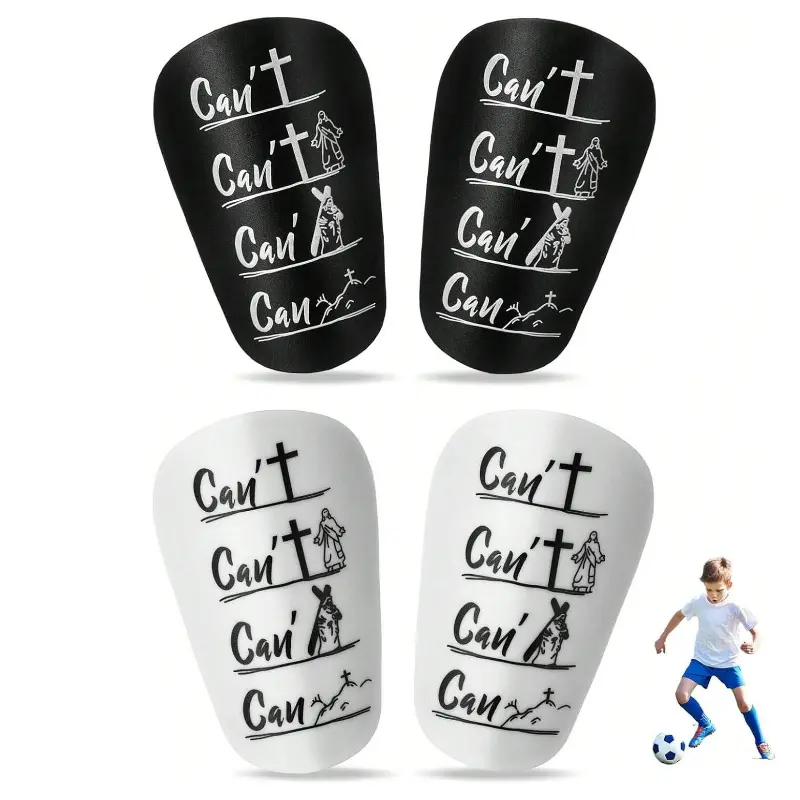 Mini Master Football Shin Guards, Comfortable Fit, Lightweight Soccer Equipment, Unisex, Suitable for Training and Matches