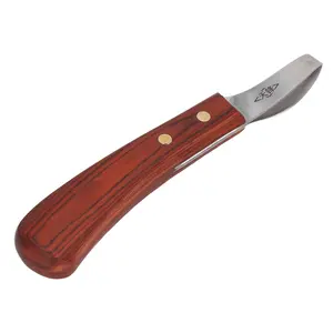 Hoof Trimmer Shears Stainless Steel Blade Rubber Wood Handle Multipurpose Cattle Horse Hoof Cutter