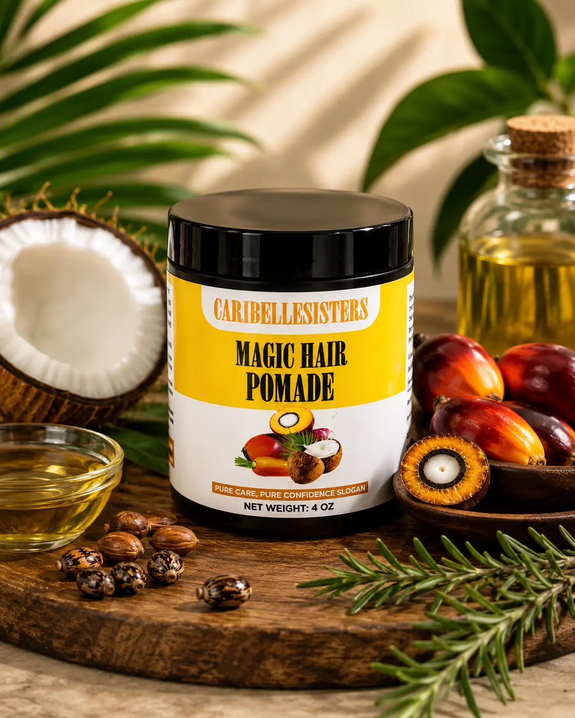 Magic Hair Pomade-Natural Moisturizing & Nourishing Pomade Haircare Daily