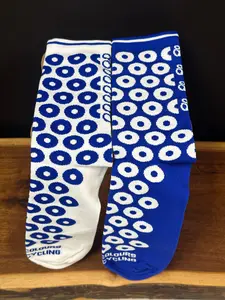 Socks, Cobalt & White