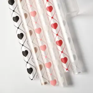 Heart Print Papers for Bouquets and Flowers