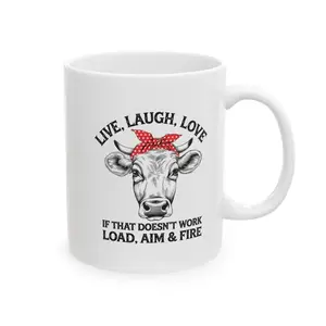 Inspirational Quote Ceramic Mug, Motivational Coffee Cup, Positive Message Mug, Gift for Coffee Lovers, Daily Affirmation Cup