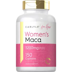 Carlyle Maca Root Capsules for Women 3200mg | 150 Count | Non-GMO, Gluten Free Supplement | For Her Carlyle Maca Root Capsules for Women 3200mg | 150 Count | Non-GMO, Gluten Free Supplement | For Her