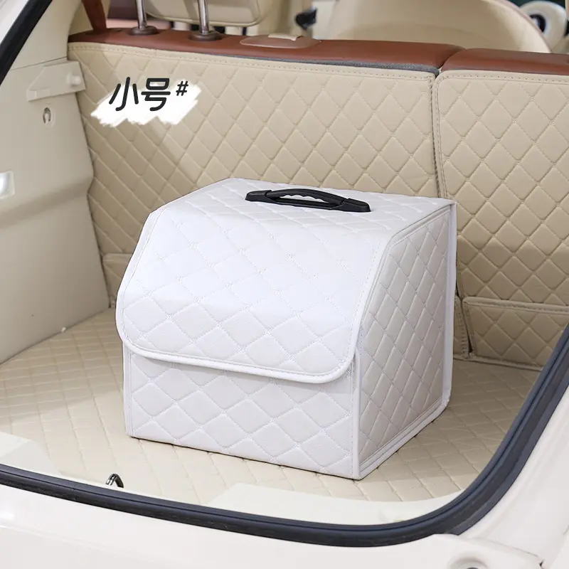 Small folding storage box with light pla