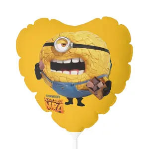 Despicable Me 4 Balloon (Round and Heart-shaped), 11"