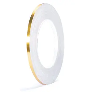 Duct Tape, Metallic Mylar Film Tape, 1/5 Inch X 164 Ft. Vinyl Pinstripe Tape for Detailing Accent Wall, Wardrobe, Bathroom, Floor, Tile, , Graphic Arts - Stripe Stickers