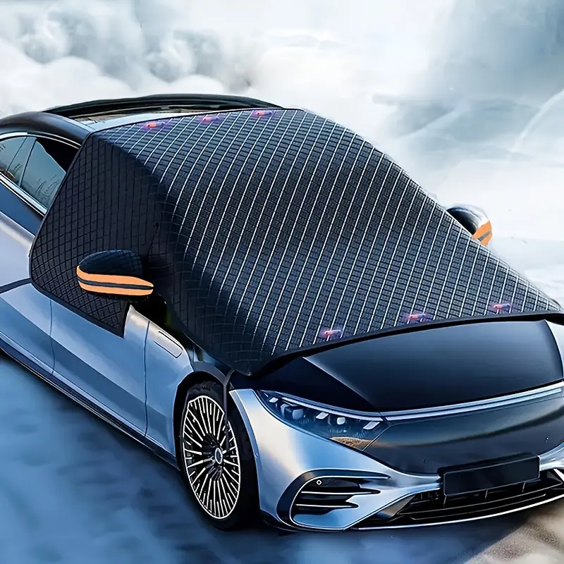Magnetic Snow Cover for Car Windshield, Oxford Cloth Thickened Antifreeze Sunshade, Heat And Snow Protection, Car Sunshade Windshield Outside, Car Sun Shades Outside Car