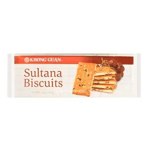 Khong Guan Singapore Raisin Biscuits 200g - Classic Tea Time Snack, Crispy & Delicious