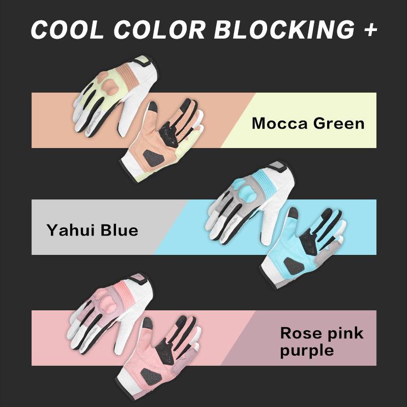 Full-finger motorcycle riding gloves for men and women, breathable, non-slip, wear-resistant, touchscreen compatible and crashproof, all-season motorcycle riding gear