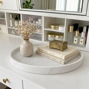Marble Silicone Tray - Elegant Display for Perfume, Candles & Home Decor (S/M/L) Minimalist