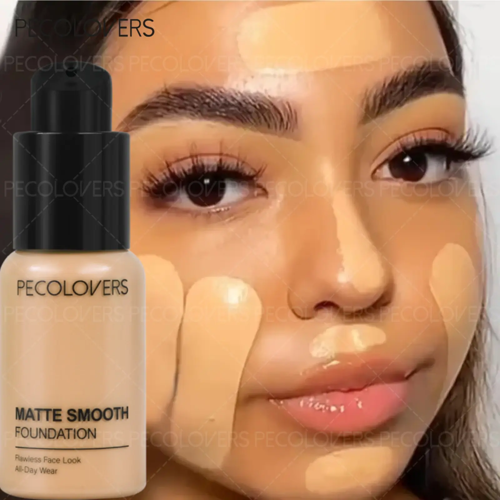 1PC Base Face Liquid Cream Full Coverage All Day Coverage Hydrating Buildable Coverage Concealer Oil-control Moisturizing Foundation Cream Flawless Finish Makeup For Women