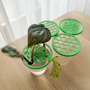 3pcs Plant Seedling Covers, Round Plastic Propagation Trays Set, Durable Material, Mini Greenhouse Tray, Promote Root Growth, Reusable, Easy Clean, Plant Growing Set