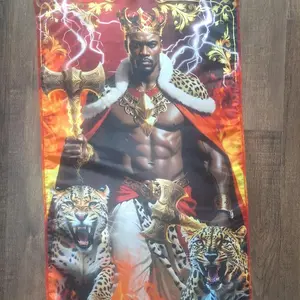 Shango panel de Trono, Shango Throne panel 21 x 35
