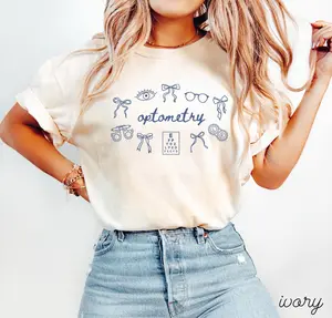 Optometry  Shirt • Coquette Bow Optometrist Work Tshirt • Ophthalmologist • Optometry Gifts • Optometry Tech • Ophthalmic Tech
