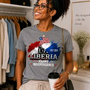 Happy Liberia Independence Shirt – July 26 Patriotic Tee