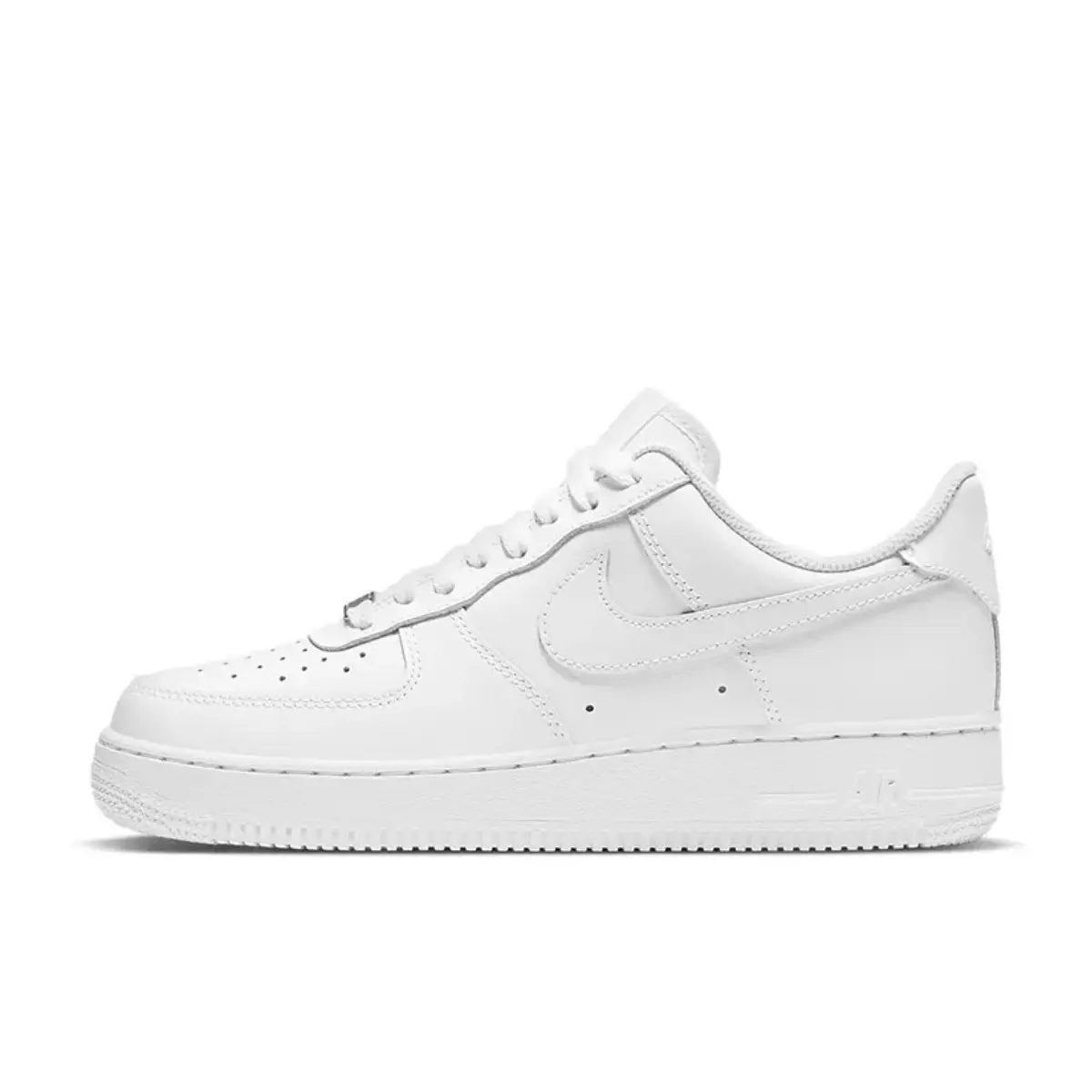 Nike Air Force 1 Low '07 White Women's Casual Trainer Footwear, Daily Fashion Sports Sneakers, Women's Shoes with Rubber Sole, Casual Walking Shoes, Breathable Casual Trainers