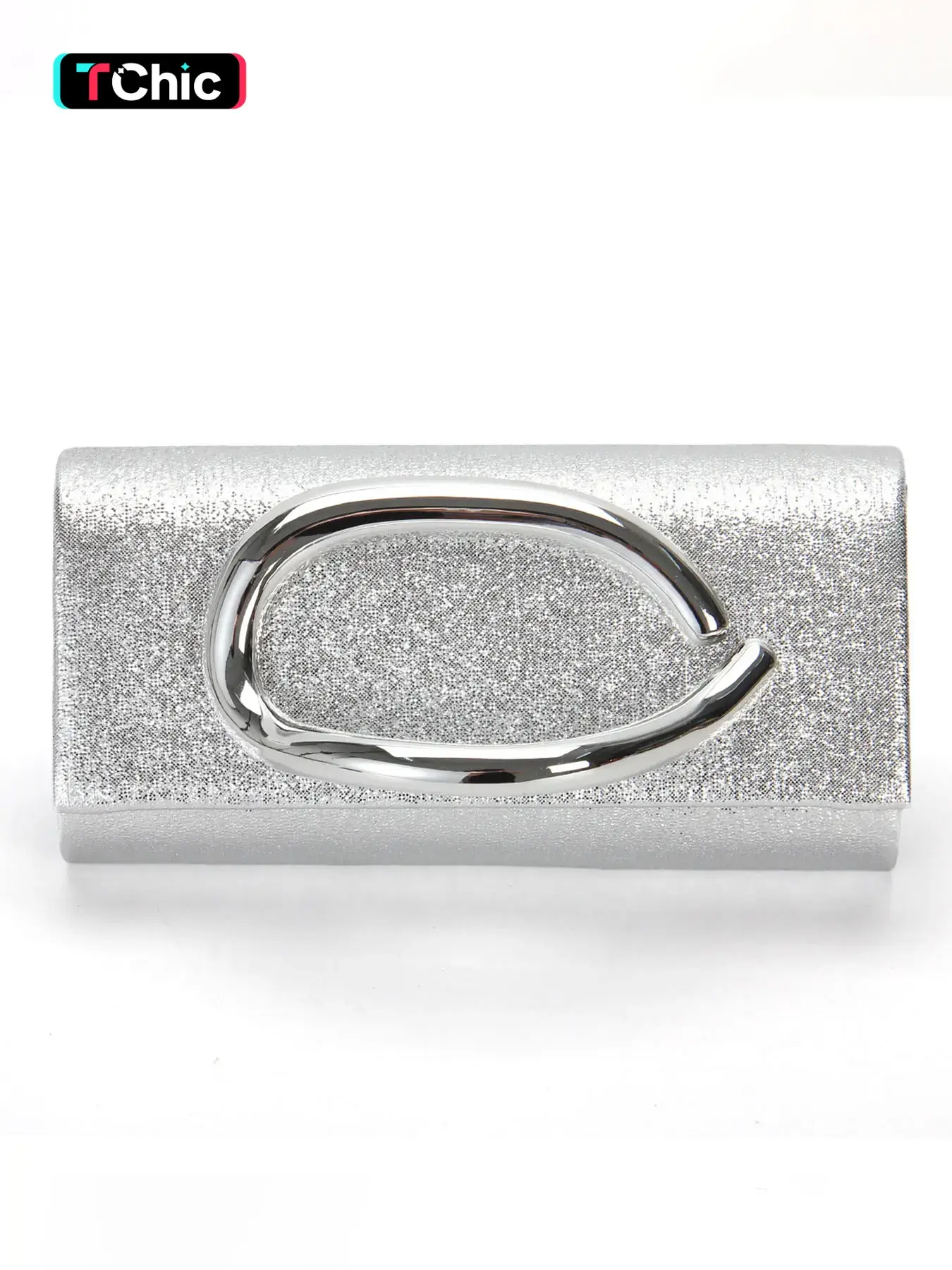 Elegant square-handle ladies' evening clutch, Formal Clutch, fashionable glossy handbag, Going Out Purse, clutch, wallet, crossbody bag, Crossbody Clutch Purse, perfect for weddings, parties and banquets.