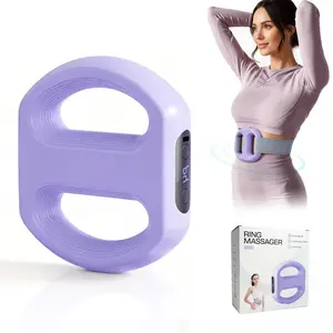 Multifunctional Full-Body Fascia Ring Massager, 4 Modes & 3 Intensities, Vibration Massage Tool, Hands-Free Electric Massage Ring, USB Rechargeable Massagers