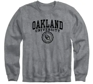 Oakland University Heritage Sweatshirt (Charcoal Grey)