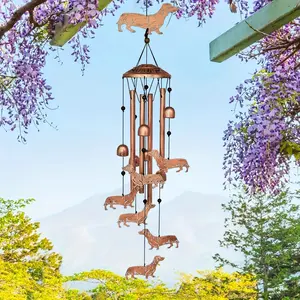 Outdoor Wind Chime Gift for Men Women, Mother Grandmother Wife Friend Birthday Memorial Present, Outdoor Patio Home Lawn Porch Yard Garden Decoration, Garden Accessories