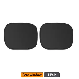 Static Film Car Sunshade, Slant Block Car Sunshade, UV Protection Heat Insulation Window Shade, Car Sunscreen Curtain, Car Window Shades