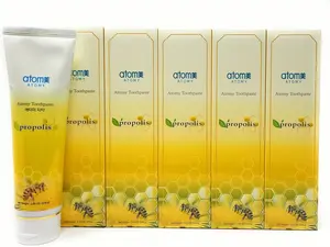 Atomy Toothpaste Natural Oral Care with Propolis & Green Tea Extract 5 x 200g