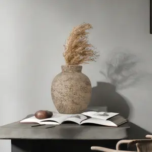 Vintage Ceramic Vase, Small Size Lightweight Design, Fillable Water Flower Arrangement, Suitable for Various Scenes Ornaments