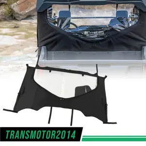 UTV Fabric Rear Panel Waterproof Fit For 2016-2023 Honda Pioneer 1000 /1000-5 US Upgraded Version
