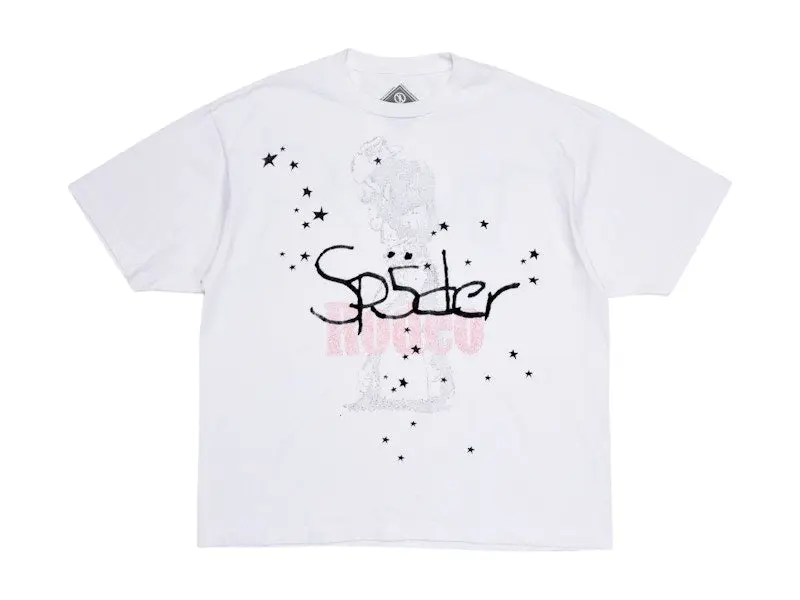 Travis Scott Men's Cactus Jack x Sp5der Days Before Rodeo II Tee White, from StockX