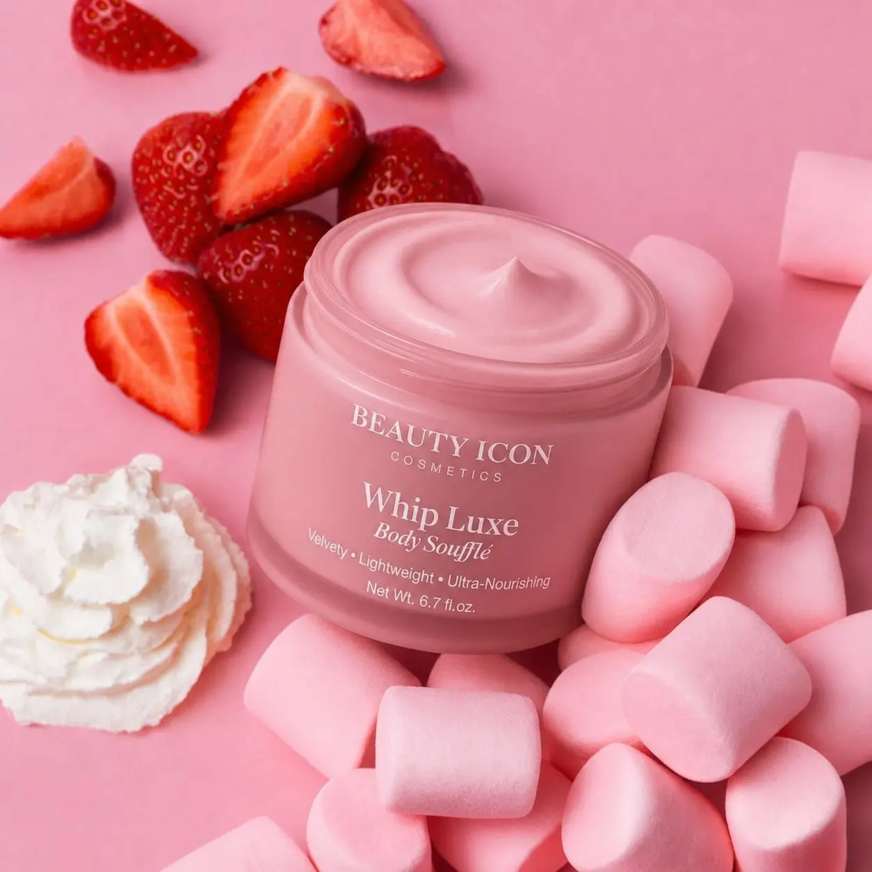 Marshmallow Dream Body Soufflé - Hydrating Bath & Body Care Moisturizer