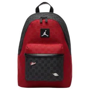 Jordan Brand Logo-Designed Polyester Backpack For Men And Women In Black