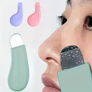 Manual Blackhead Remover Tool, Pore Cleansing Scraper for Acne Treatment, Gentle Facial Exfoliator, Non-Electric Skincare Accessory