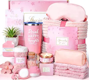 Best Mother’s Day 2026 Gifts 15Pcs Get Well Soon Gift Baskets for Women, Self Care Gifts, Sympathy & Encouragement Gift After Surgery with Flannel Blanket for Mom Wife Friends