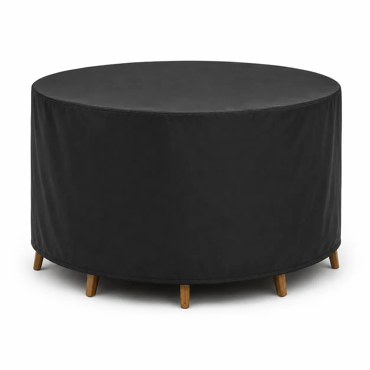 Waterproof UV Resistant 91x43in Circular Table Cover for 6-Seat Outdoor Small Round Table & Chairs-2996 Patio Balcony