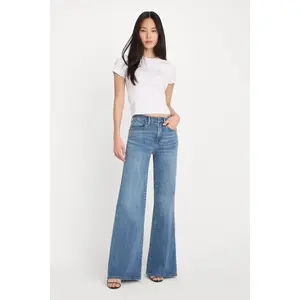 GOOD WAIST PALAZZO JEANS | INDIGO1154