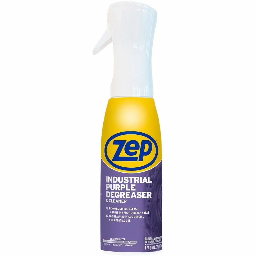 Zep ZPER42320 Commercial Industrial Purple Degreaser, 16 fl oz Spray-On All-Purpose, Grease-Focused, Multi-Use Cleaner, Spray-On All-Purpose Cleaners, Grease All-Purpose Cleaners