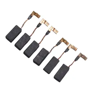 6pcs Carbon Motor Brushes N097696 Replacement for DWE4011 DWE4120 Angle Grinder Compatible with DeWalt 4.5" Small Angle Grinders Power Tool Maintenance Part SetSurfoze