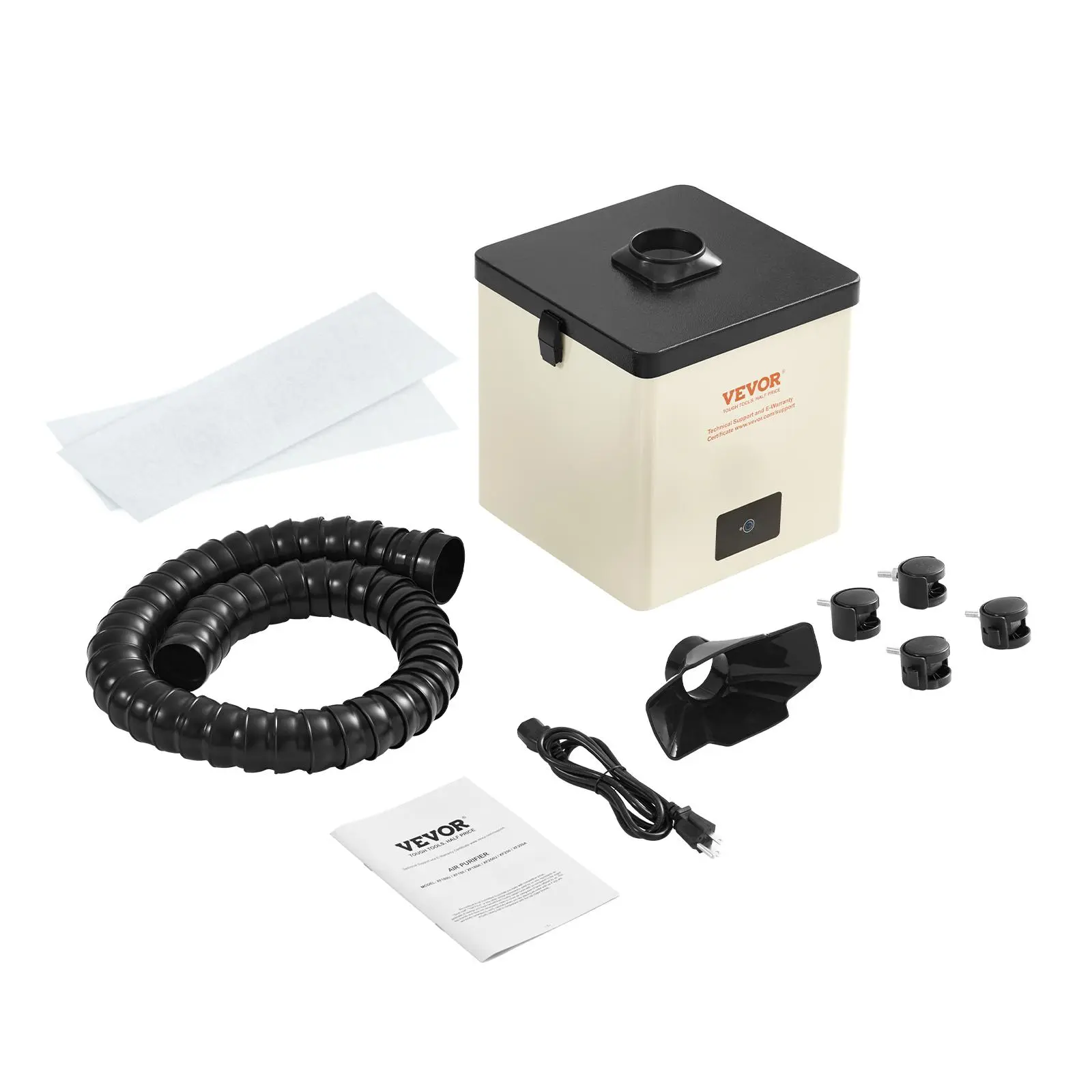 【summerfinds】VEVOR Solder Fume Extractor, Summervibes, 100W Soldering Smoke Extractor with 3-Stage Filters, 240 m³/h Strong Suction Smoke Absorber and Purifier for Soldering, Engraving, DIY Welding, Salon