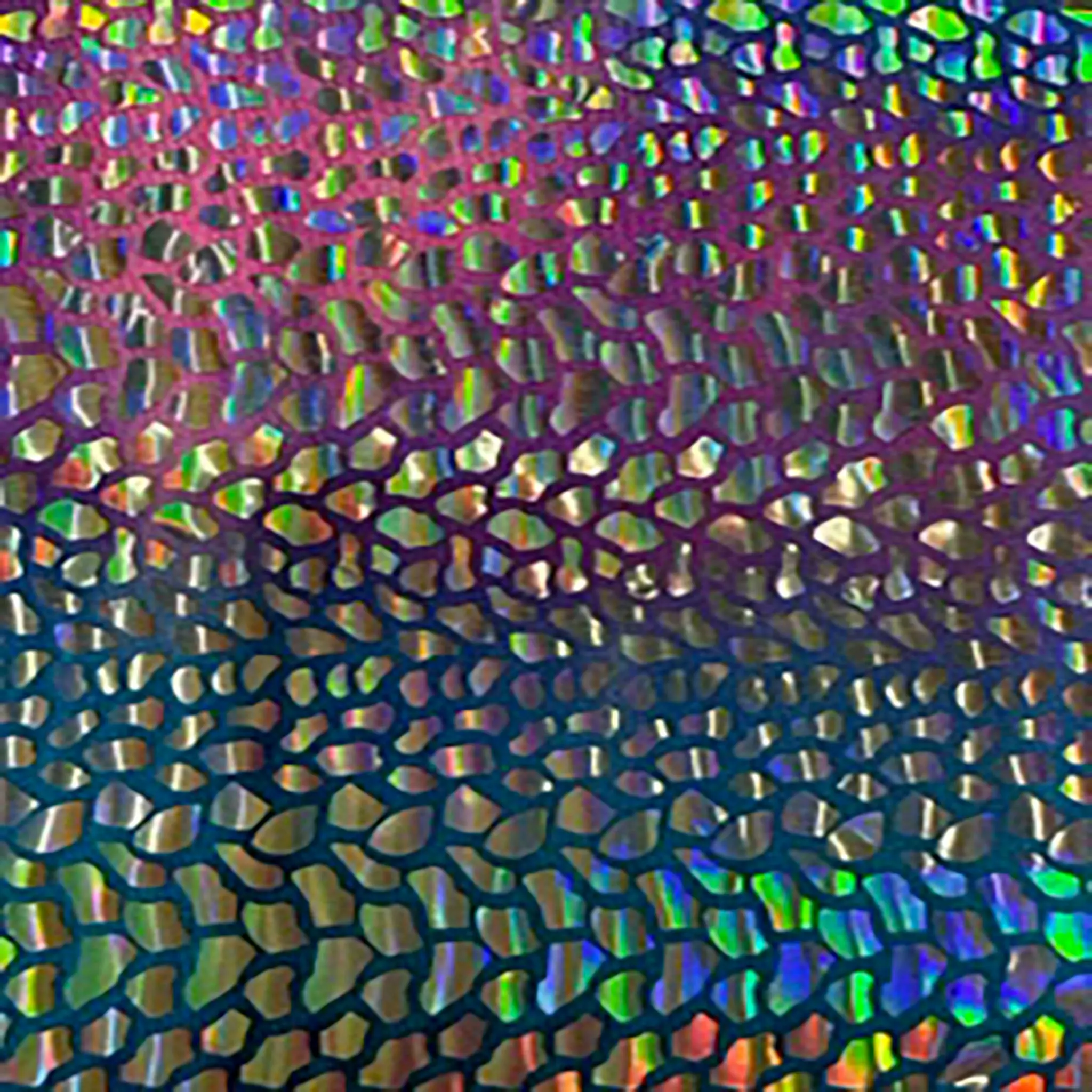 Cotton-Nylon-Spandex Blend Dressmaking Fabric - 58/60 in, 20% Spandex, 4-Way Stretch, Vibrant Tie-Dye Print, Glued Sequins, Holographic Glam, Low-Maintenance Care, Ideal for Cosplay Wear, 300 Grams/Yard