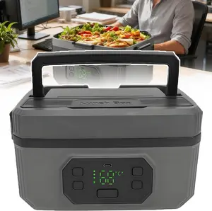 Portable Cordless Food Warmer W/Heating - Heated Lunch Box W/Heat Preservation, 5-7 Hours Charging, Timer + Delayed Heating,One Charge Can Meet The Needs Of 3 Heated Meals 1200ML tiktokshopspringglowup
