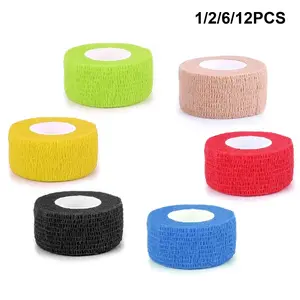 Self adhesive bandage, breathable and waterproof solid color sports bandage, outdoor finger pressure bandage, basketball and football foot bandage, breathable sports tape, Christmas giftRAIMENTRY