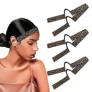 3pcs Lace Melting Band, Elastic Bands for Wigs - Lace Melting Edge Wrap to Lay Edges, Ear-Free Elastic Wig Band for Lace Front Wigs, Zero Ear Pressure Melting Edge Band