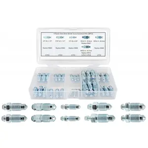 36-Piece Brake Bleeder Screw Assortment Kit - Replaces H9402-6, H9403-6 & More