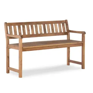 Linon Home Indoor/Outdoor Sutton Teak Bench